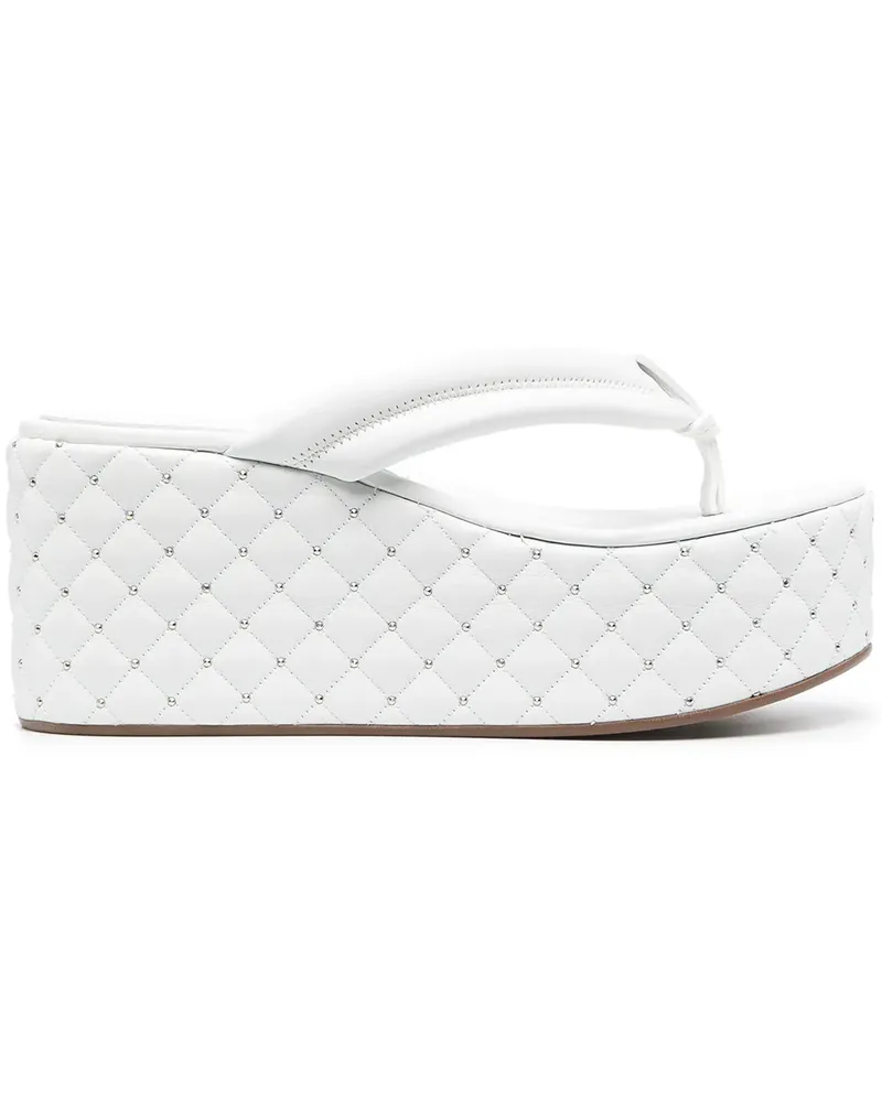 Le Silla Gesteppte Sandalen - Weiß Weiß