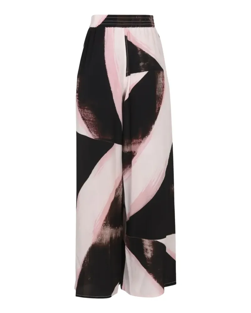 Alexander McQueen brushstroke graphic trousers - Schwarz Schwarz