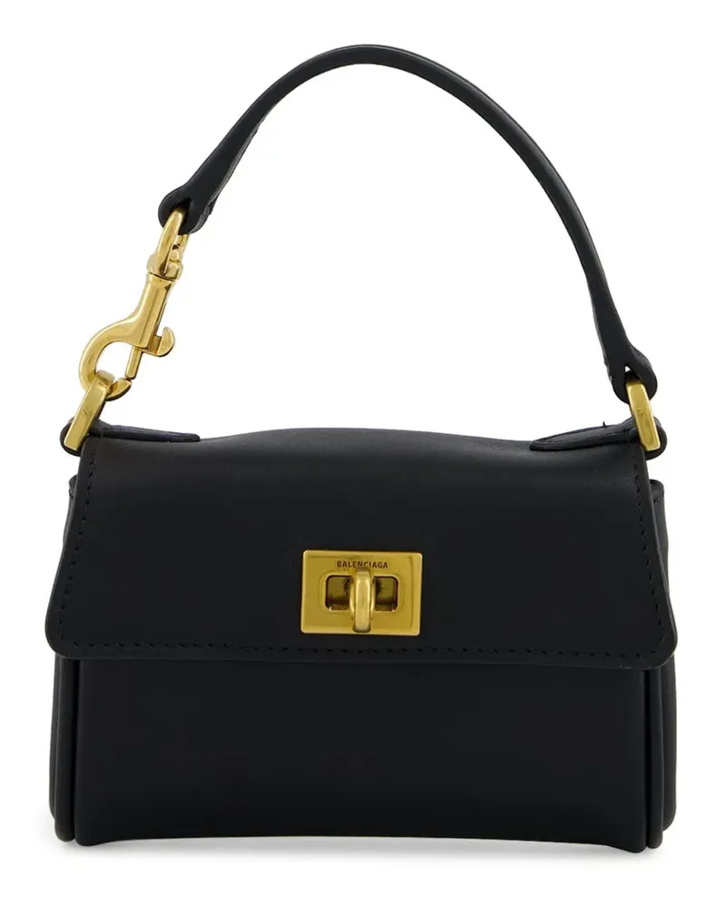 Balenciaga Mini Rodeo Schultertasche - Schwarz Schwarz