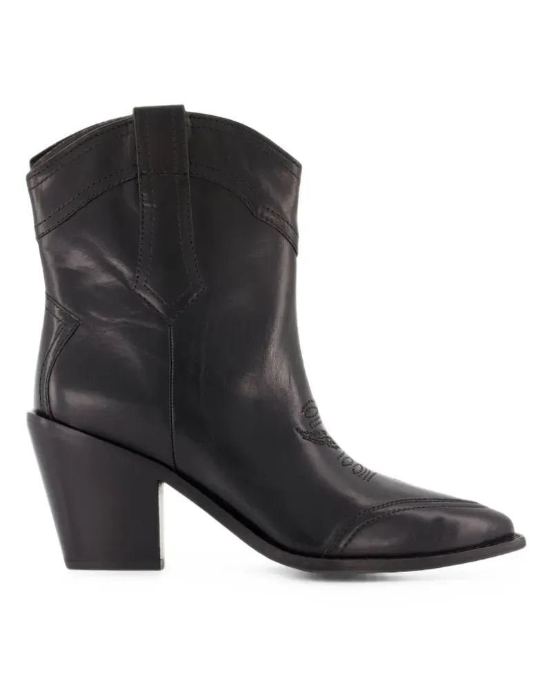 Zadig & Voltaire Cara Spazzo Cowboystiefel - Schwarz Schwarz