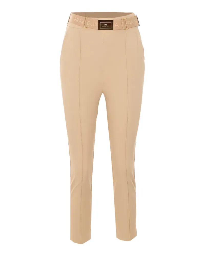 Elisabetta Franchi belt trousers - Nude Nude