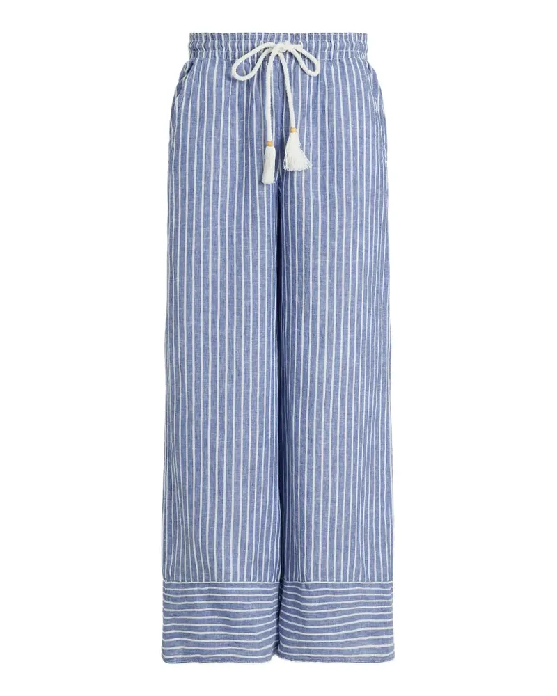 Ralph Lauren Gestreifte Hose mit Kordelzug - Blau Blau