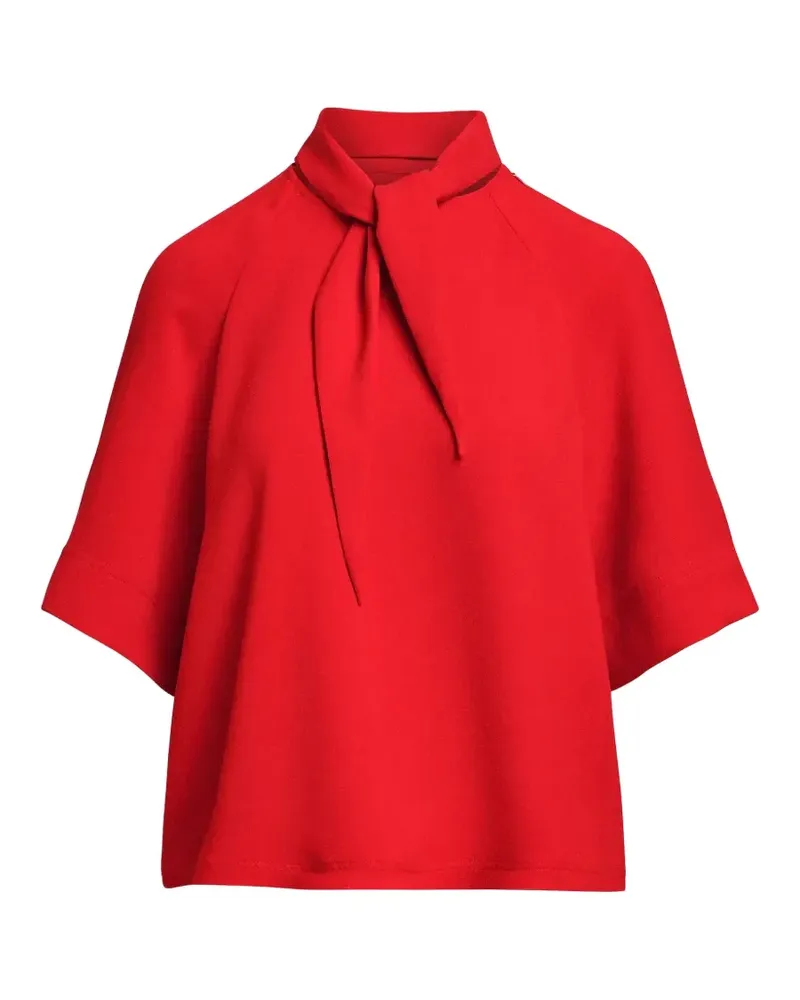 Essentiel Kassie pussy-bow blouse - Rot Rot