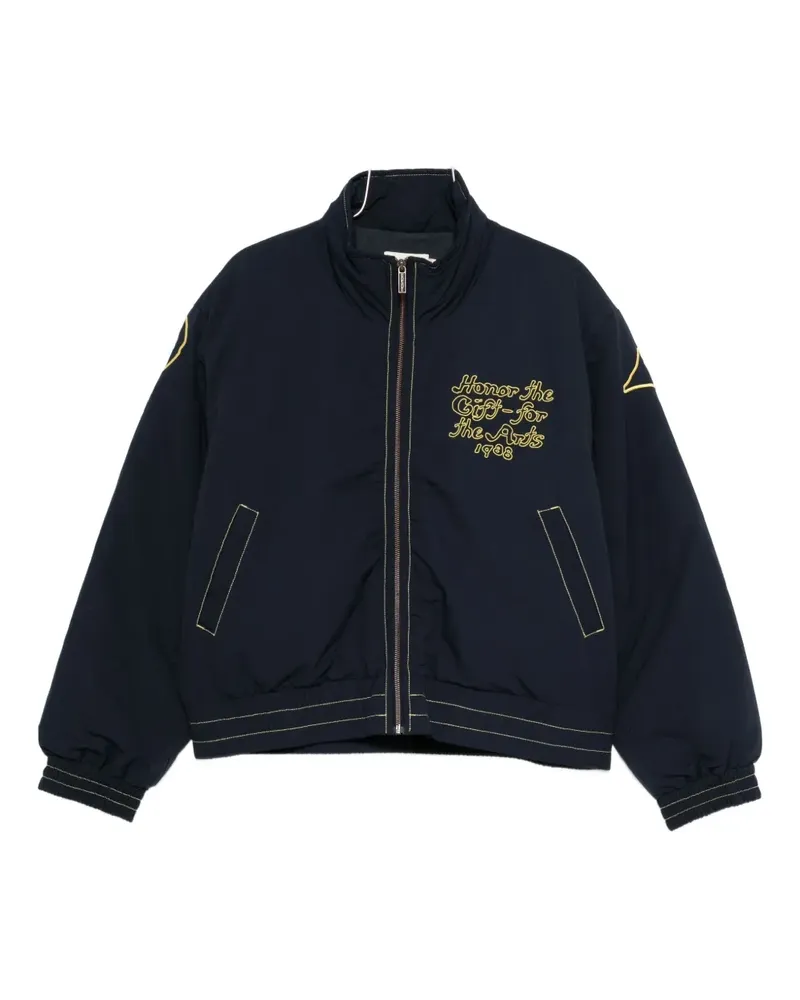 Honor The Gift logo-embroidered jacket - Blau Blau