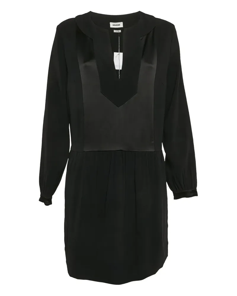 Zadig & Voltaire 2024 Minikleid aus Satin - Schwarz Schwarz