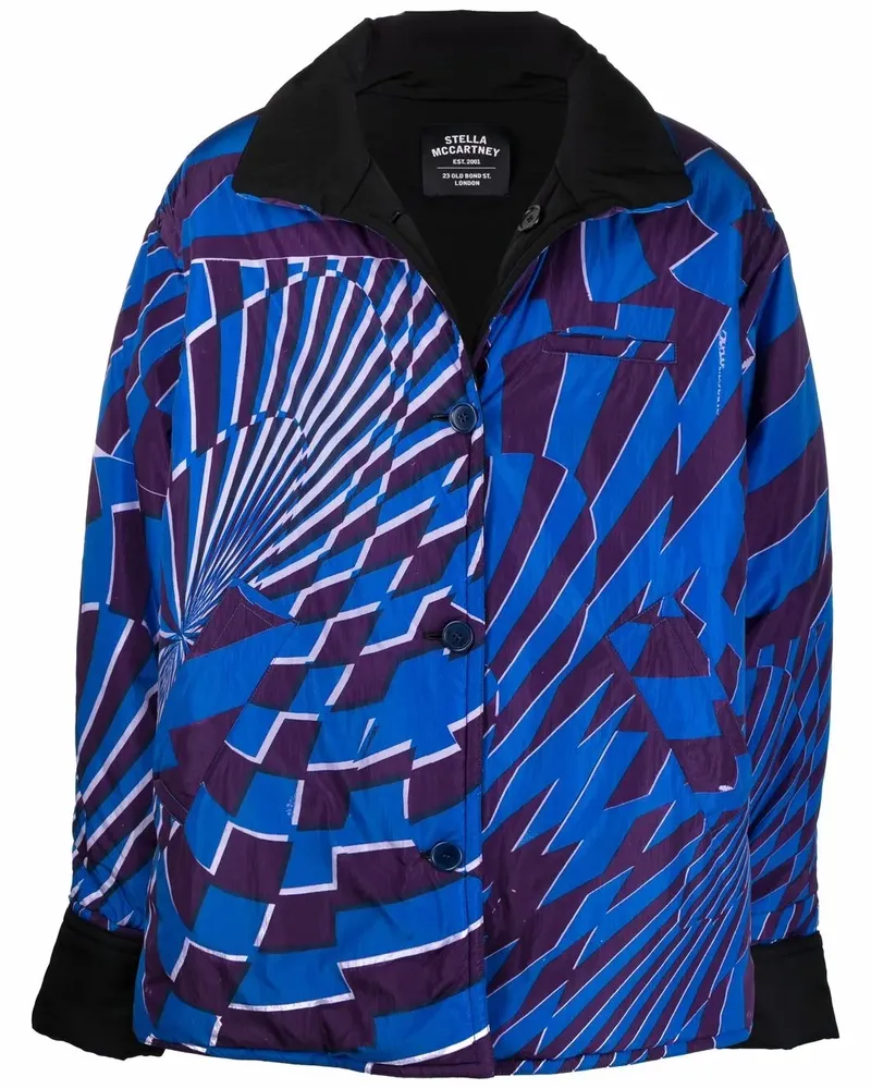 Stella McCartney Jacke mit Print - Blau Blau