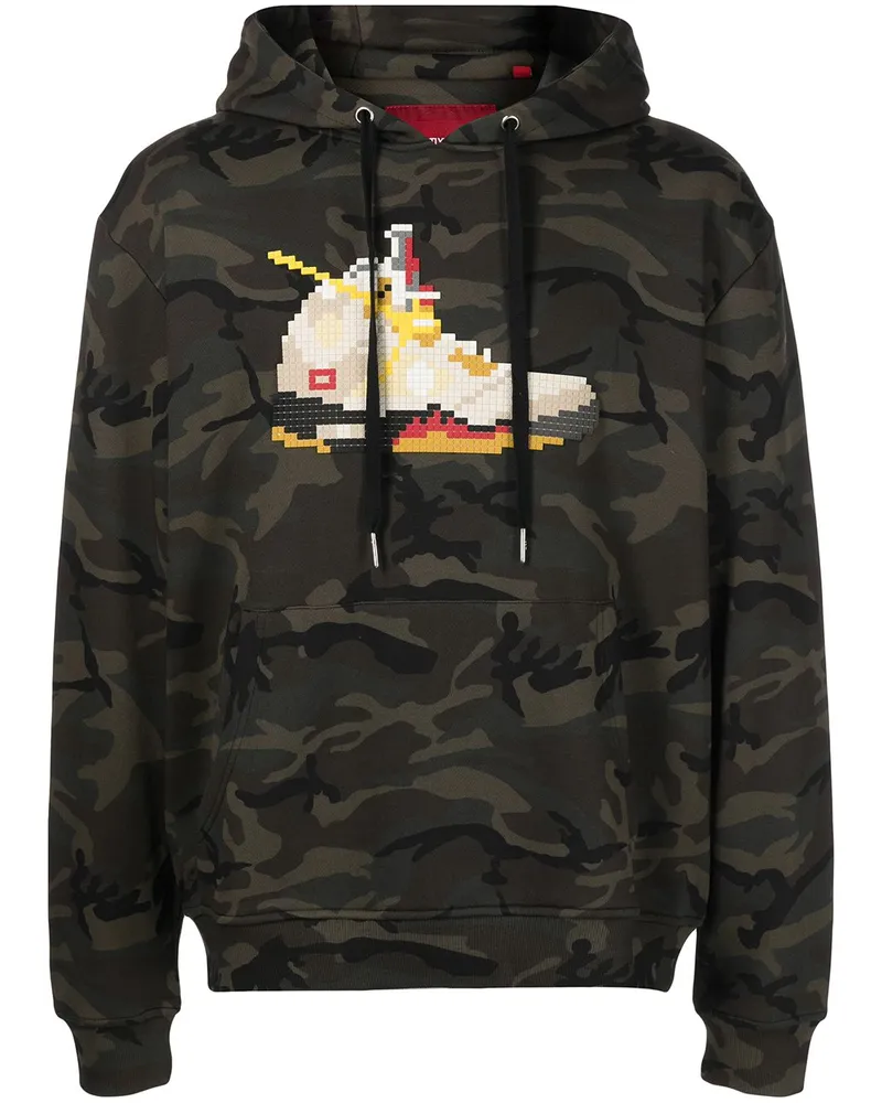 Mostly Heard Rarely Seen Hoodie mit Sail-Print Grün