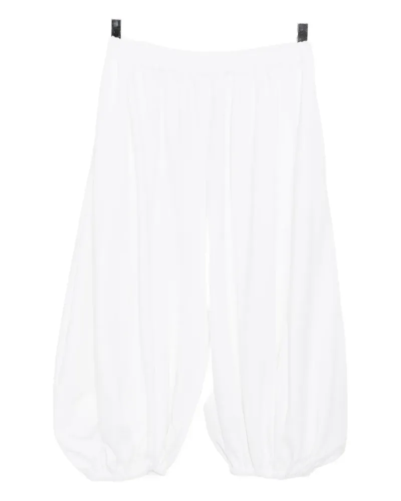 Comme des Garçons Klassische Cropped-Hose - Weiß Weiß