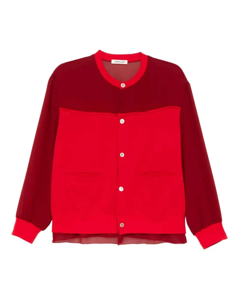 Undercover button pocket cardigan - Rot Rot