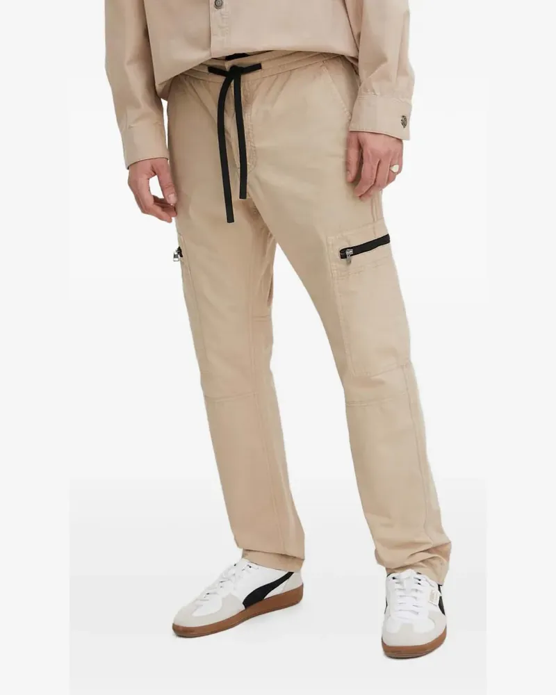 HUGO BOSS Hose mit Kordelzug - Nude Nude