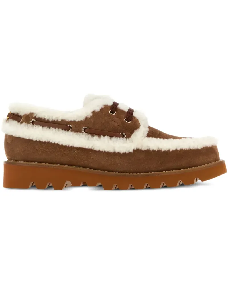 Valentino Garavani Loafer aus Wildleder - Braun Braun