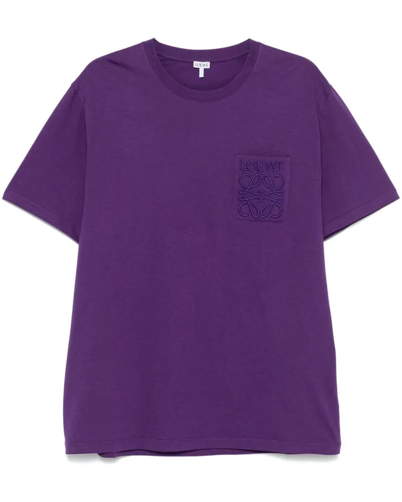 Loewe Anagram T-Shirt - Violett Violett