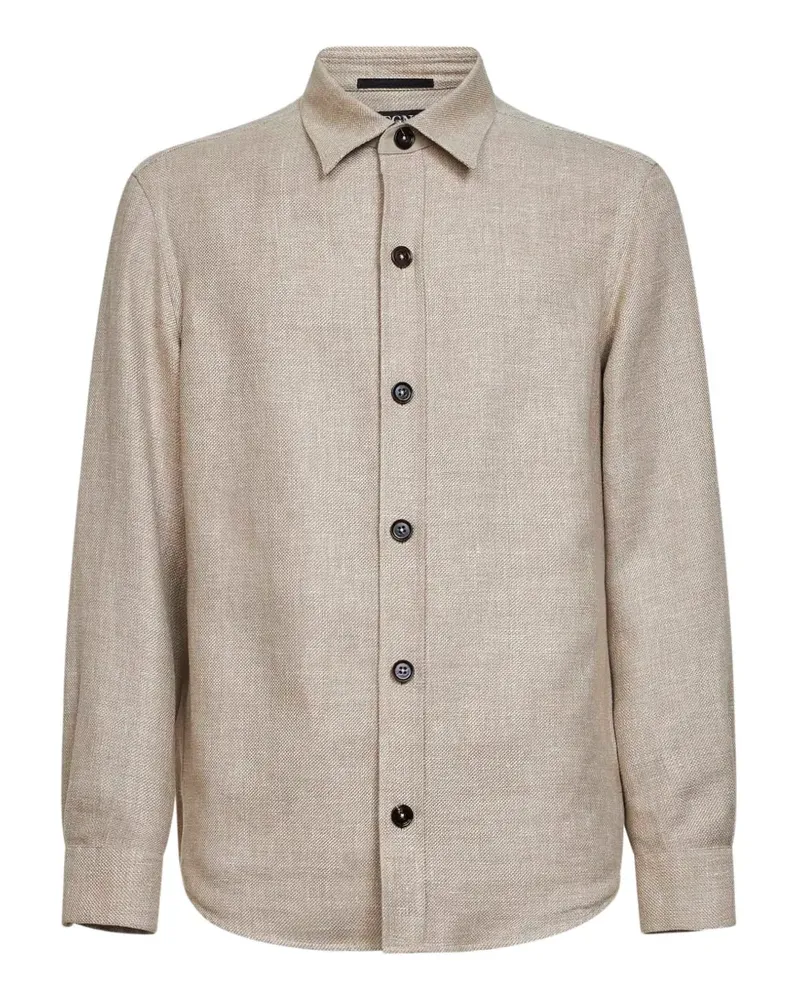 Ermenegildo Zegna long-sleeve shirt - Nude Nude
