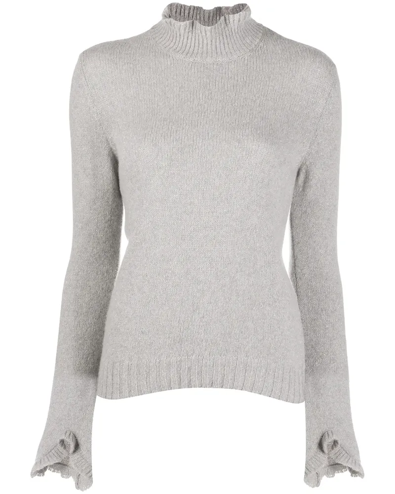 Philosophy Di Lorenzo Serafini Gerüschter Pullover - Grau Grau