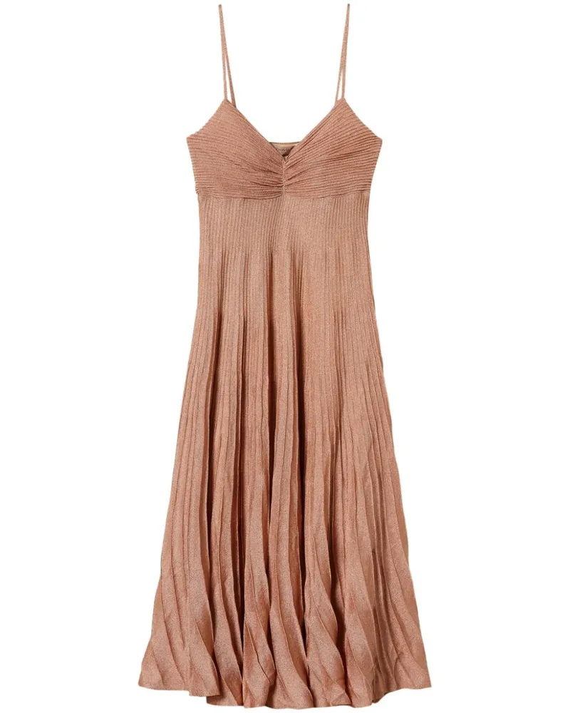Twin-Set Kleid mit Spaghettiträgern - Nude Nude
