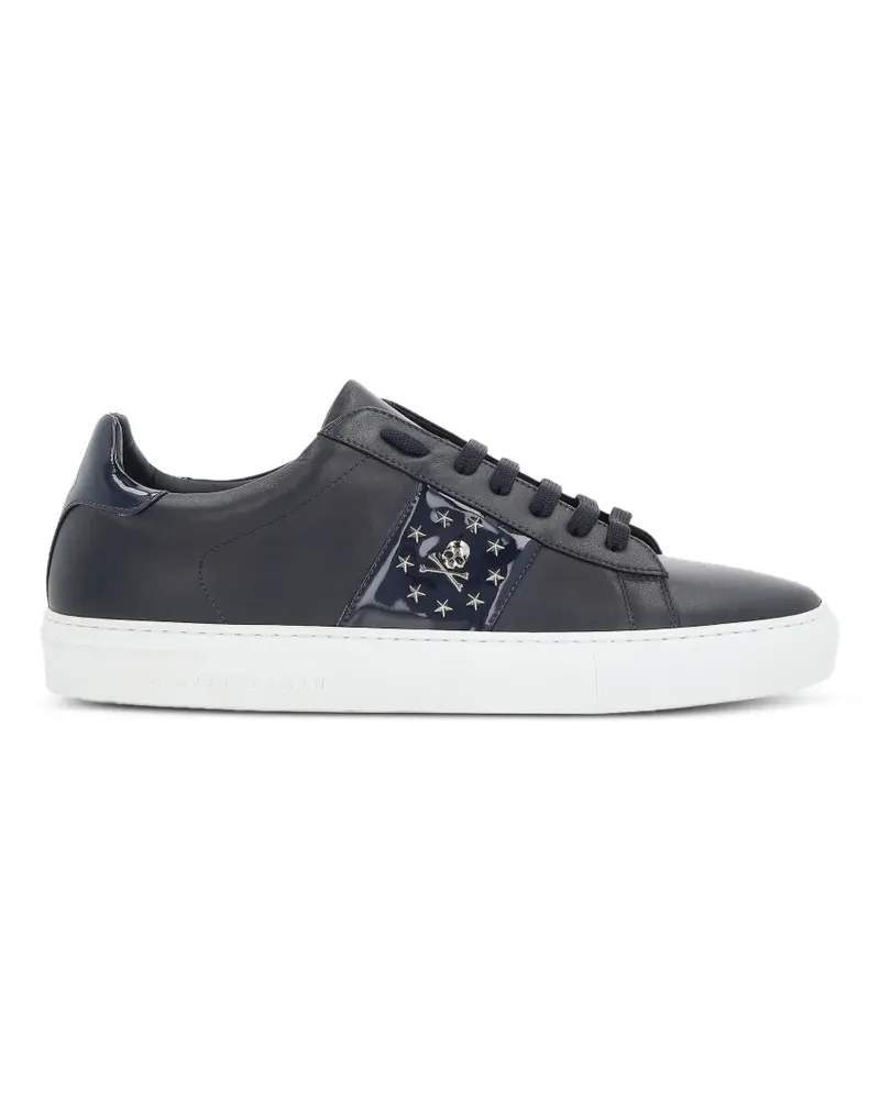 Philipp Plein Sneakers mit Nieten - Blau Blau