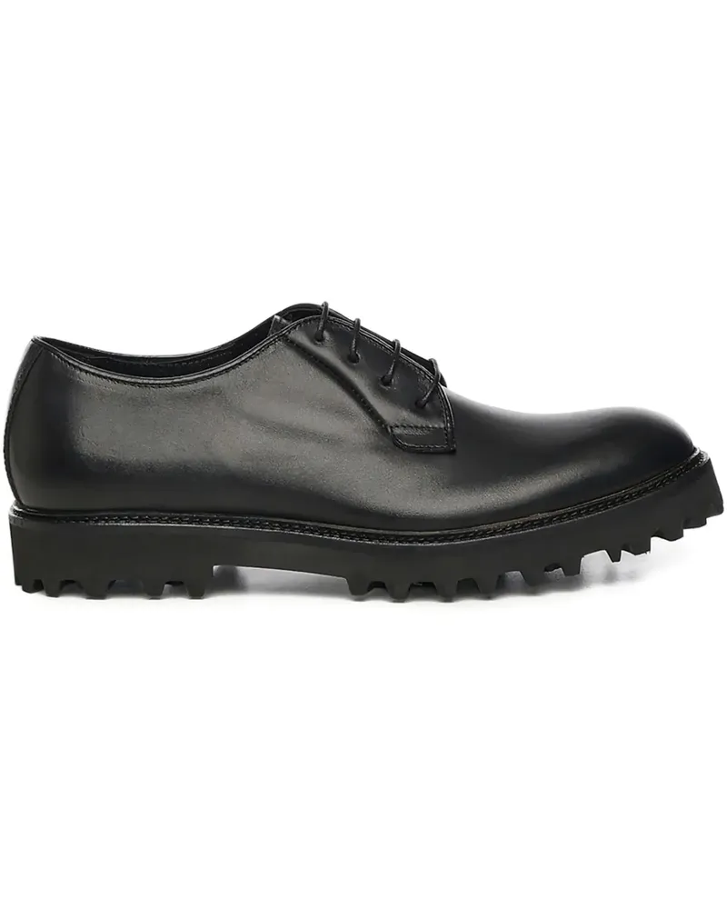 Giuliano Galiano Castro leather Derby shoes - Schwarz Schwarz