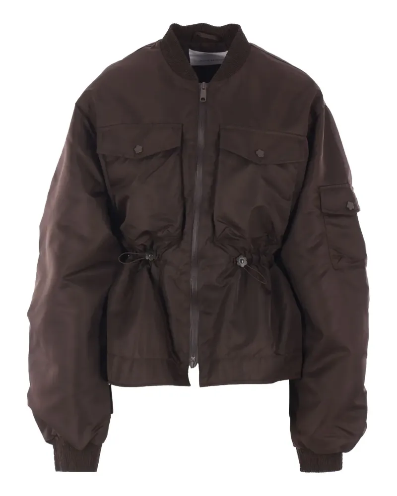 Cecilie Bahnsen Birdie Bomberjacke - Braun Braun
