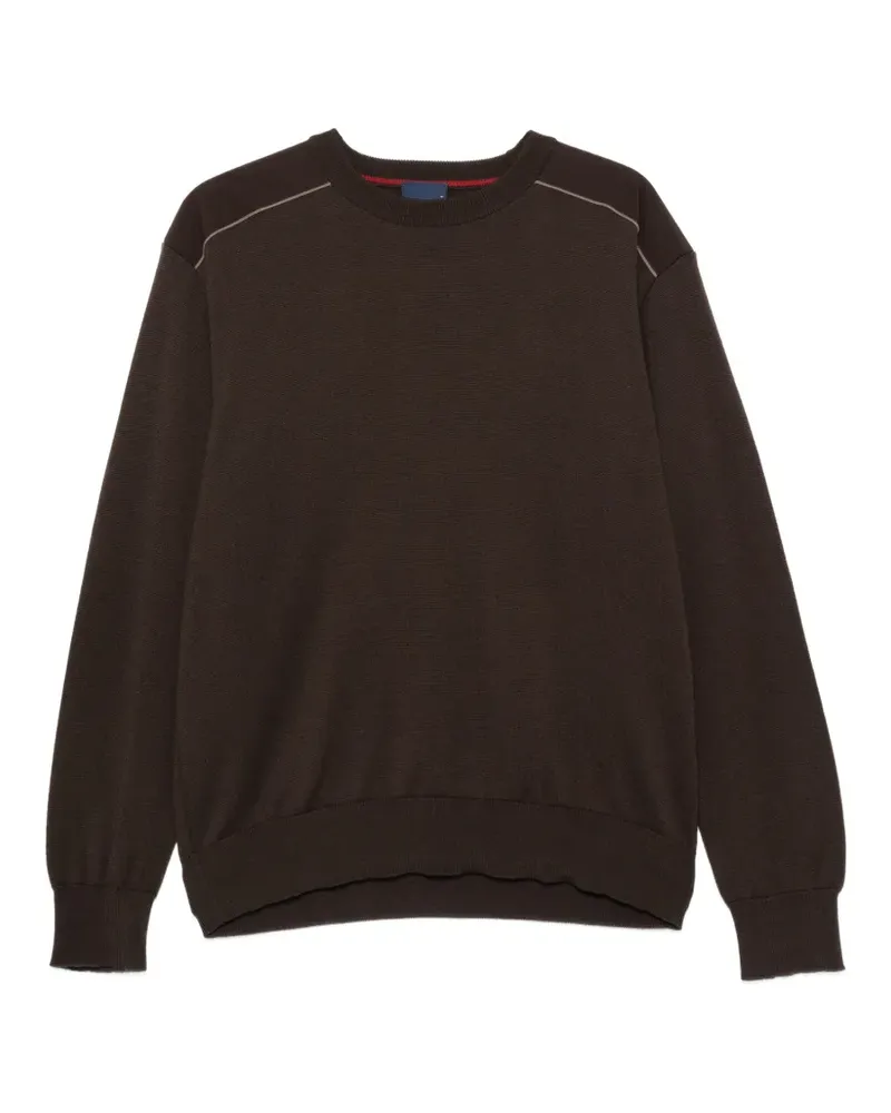 Paul & Shark Pullover mit Kontrastdetails - Braun Braun