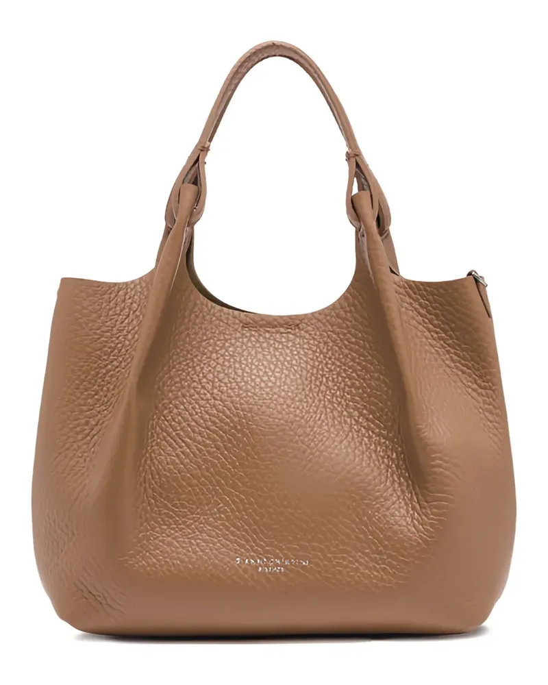 Gianni Chiarini Dua leather shoulder bag - Braun Braun