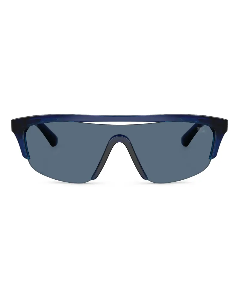 Burberry Sonnenbrille mit Shield-Gestell - Blau Blau