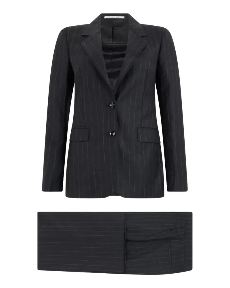 Tagliatore pinstripe single-breasted blazer - Grau Grau