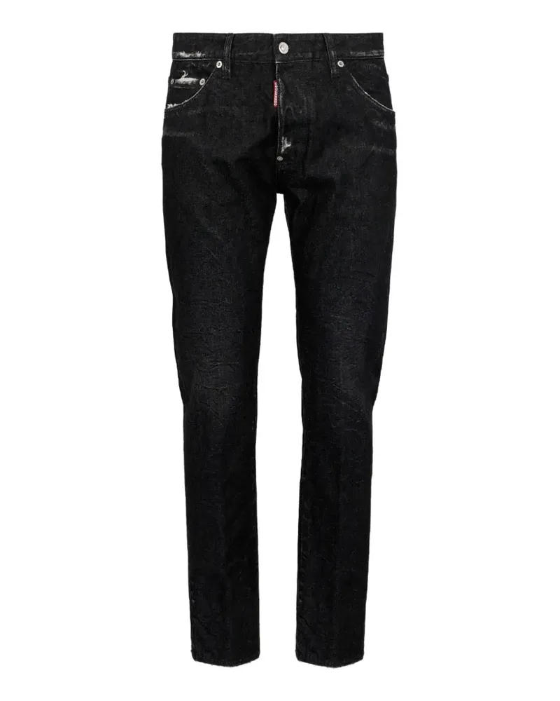 Dsquared2 black Teddy jeans - Schwarz Schwarz