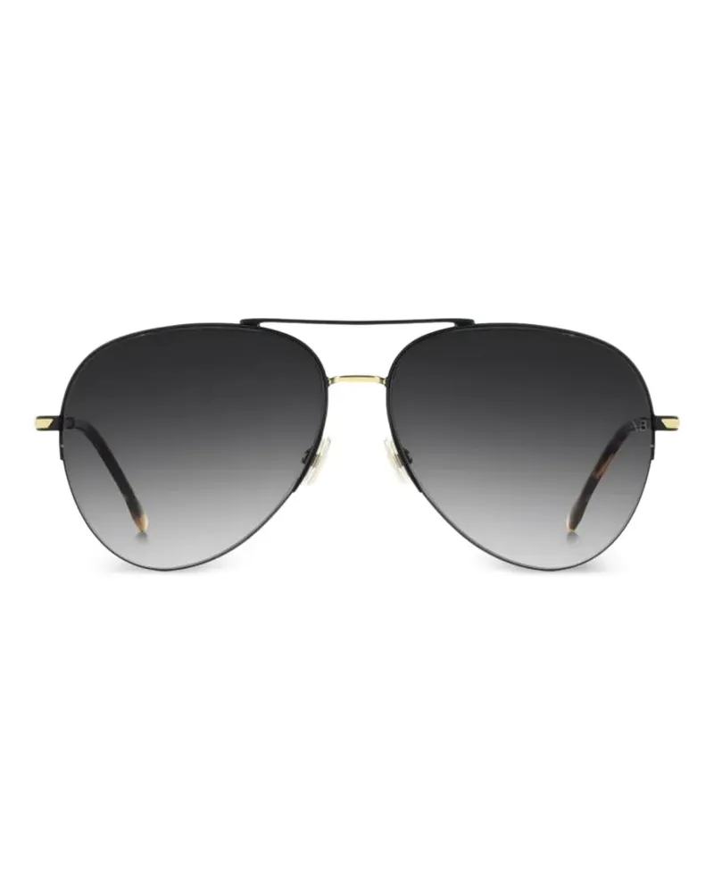 Victoria Beckham Getönte Pilotenbrille - Schwarz Schwarz