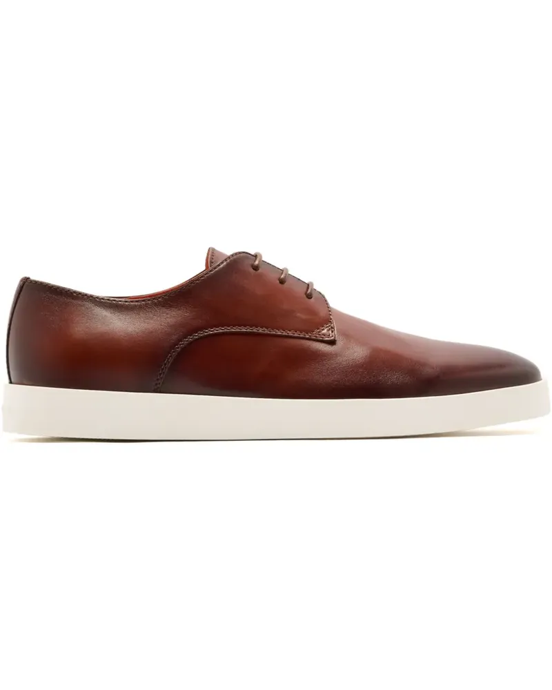 Santoni Klassische Derby-Schuhe - Braun Braun