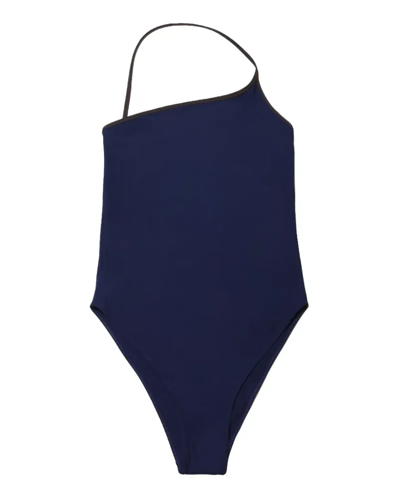 LIDO Sessantasei asymmetric-neck swimsuit - Blau Blau