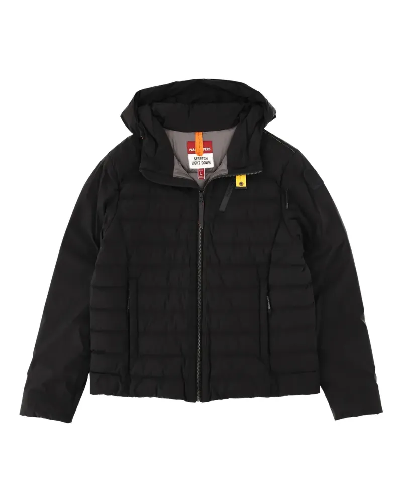 Parajumpers hooded quilted jacket - Schwarz Schwarz