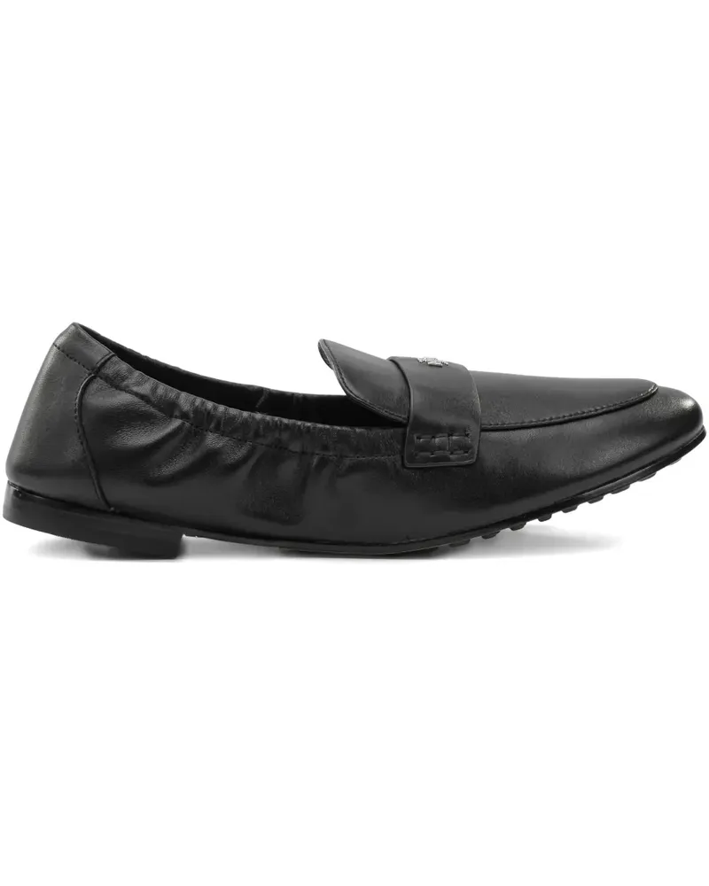 Tory Burch Loafer mit Raffungen - Schwarz Schwarz