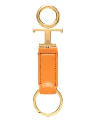 TOD'S Schlüsselanhänger mit T-Logo Orange