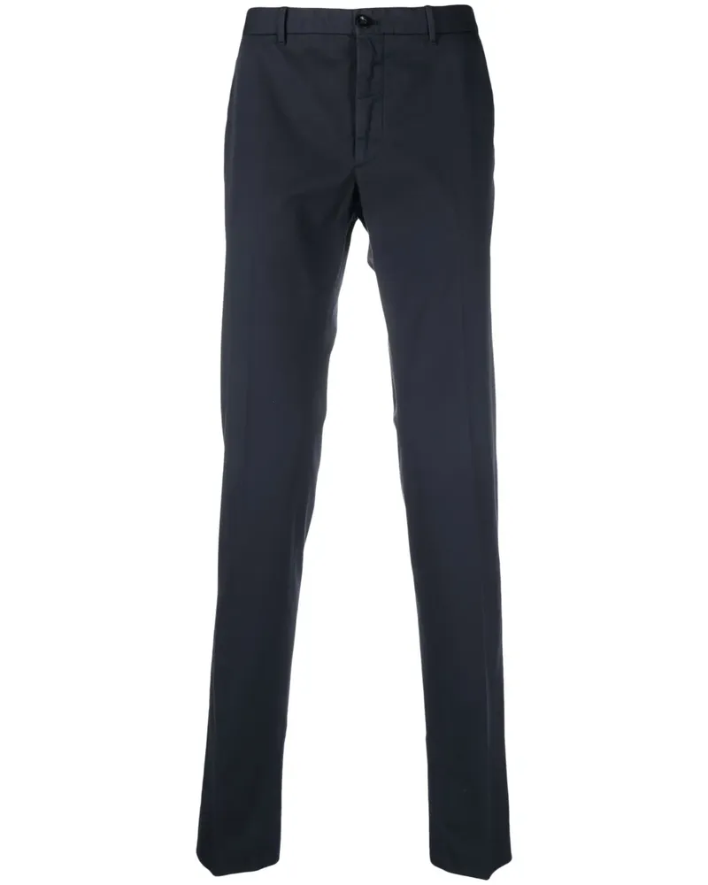 Incotex Chino mit geradem Bein - Blau Blau