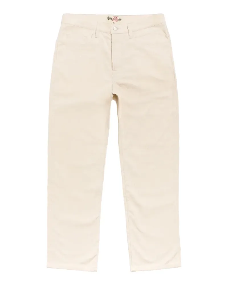 Stüssy Straight-Leg-Jeans aus Cord - Nude Nude