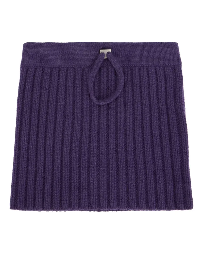 Malo ribbed scarf - Violett Violett