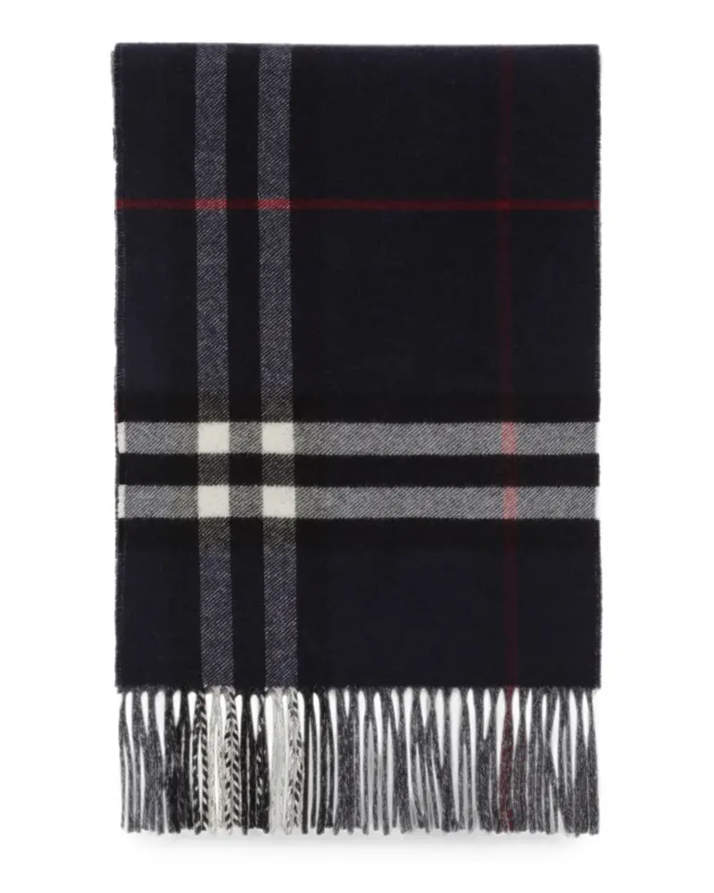 Burberry reversible check cashmere scarf - Grau Grau