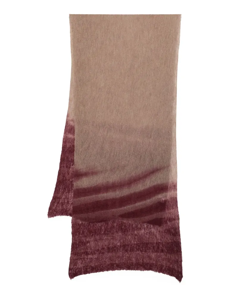 Botto Giuseppe Kaschmirschal mit Ombré-Effekt - Braun Braun