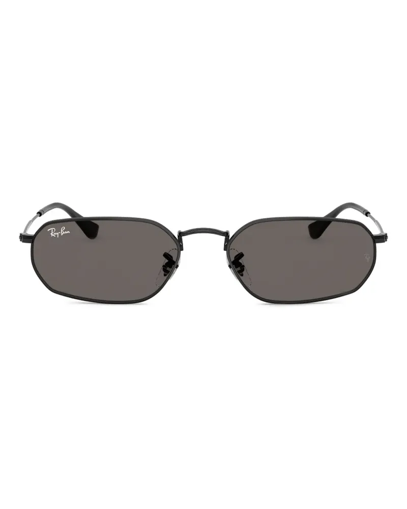 Ray Ban Jim Sonnenbrille mit geometrischem Gestell - Schwarz Schwarz