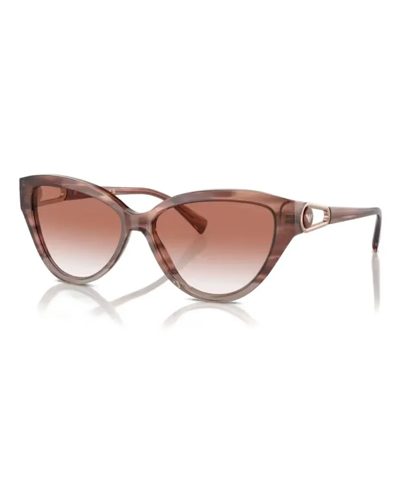 Emporio Armani Sonnenbrille mit Cat-Eye-Gestell - Rosa Rosa