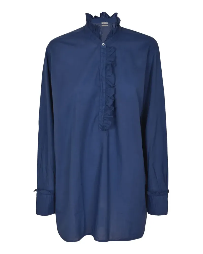 Massimo Alba ruffled blouse - Blau Blau