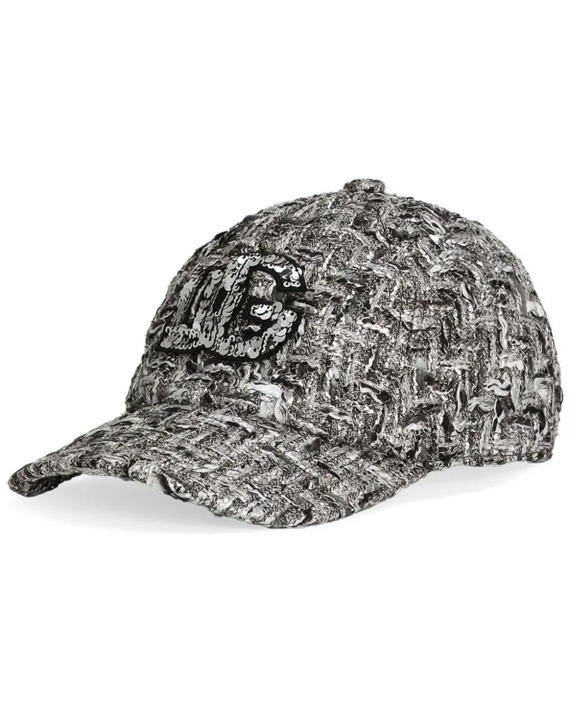 Dolce & Gabbana Baseballkappe mit Pailletten - Grau Grau