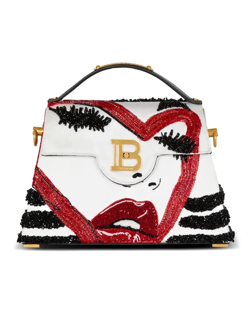 Balmain B-Buzz Dynasty Make Up Tote Bag - Weiß Weiß