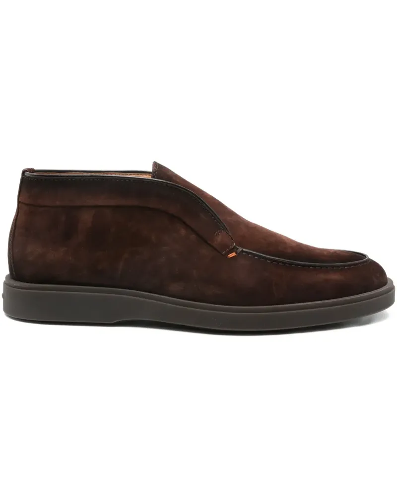 Santoni suede desert boots - Braun Braun