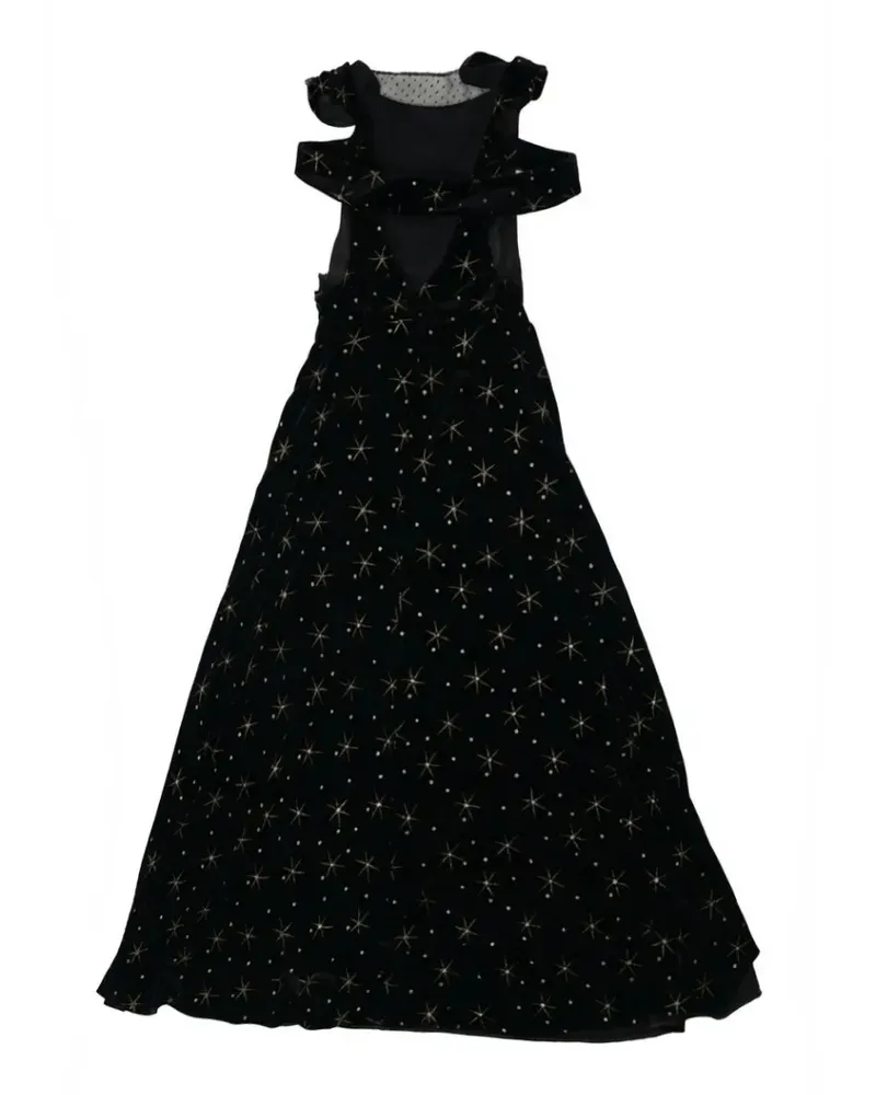 Valentino Garavani Kleid mit Stern-Print - Schwarz Schwarz