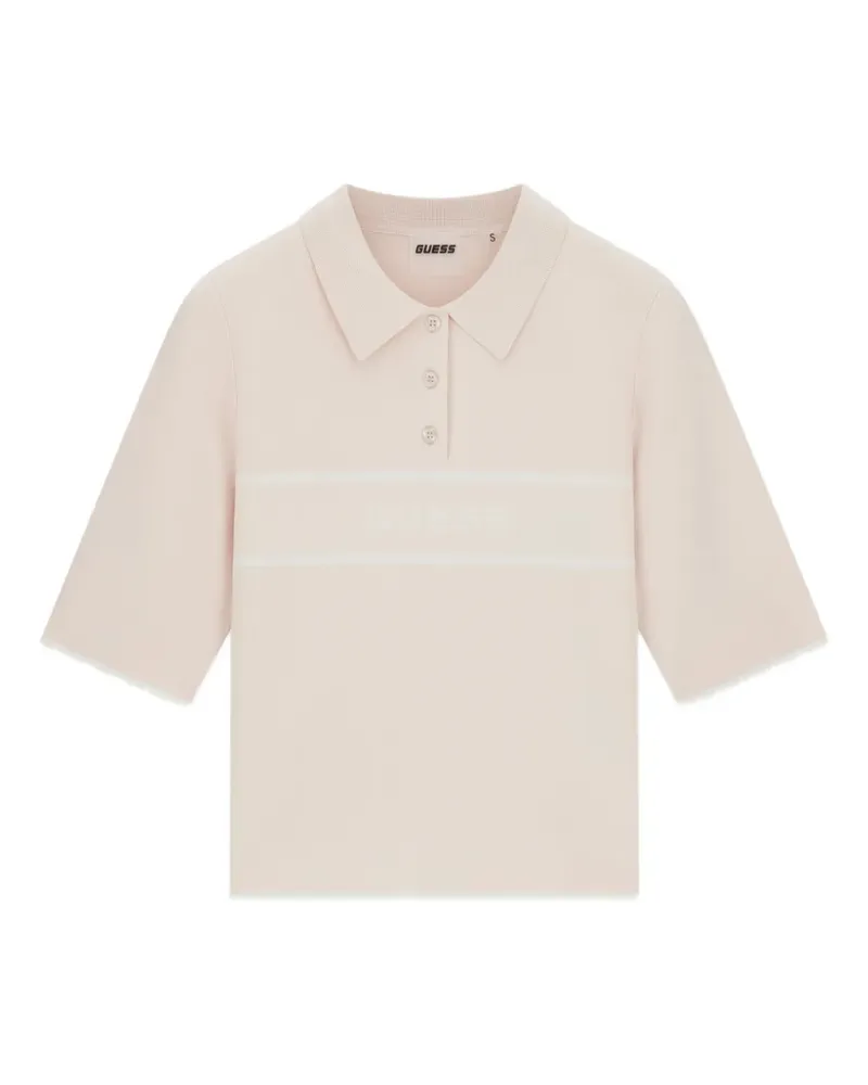 Guess Poloshirt mit Logo - Nude Nude