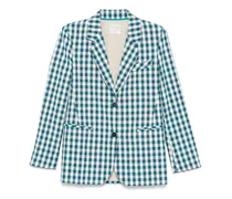 Blazer mit Vichy-Karo - Blau