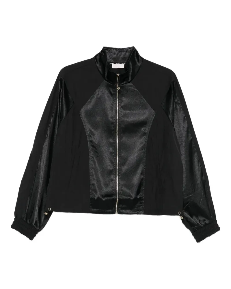 Liu Jo Jacke mit Kontrasteinsatz - Schwarz Schwarz