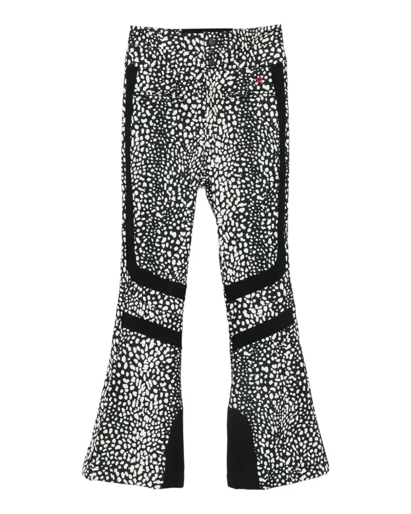 Perfect Moment Aurora Skihose mit Leopardenprint - Schwarz Schwarz