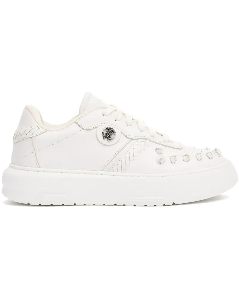 Roberto Cavalli Sneakers aus Leder - Weiß Weiß